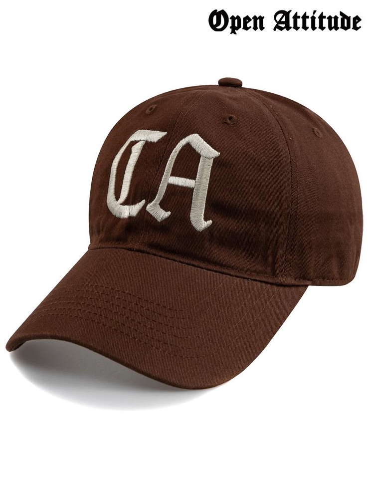 California C.A BALL CAP-BROWN