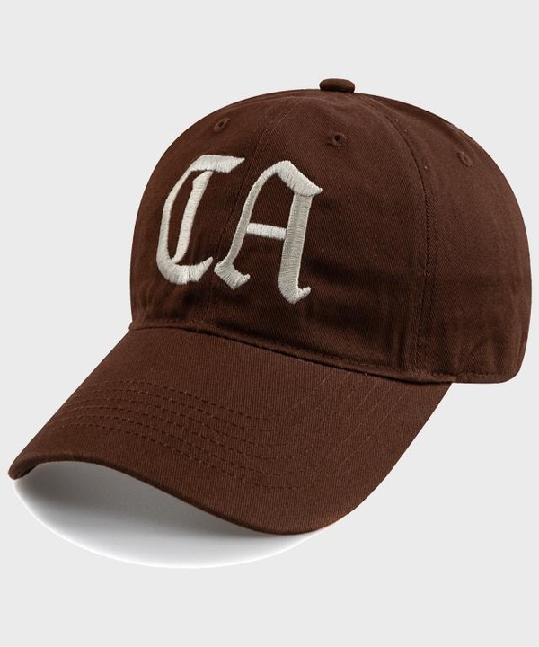 California C.A BALL CAP-BROWN