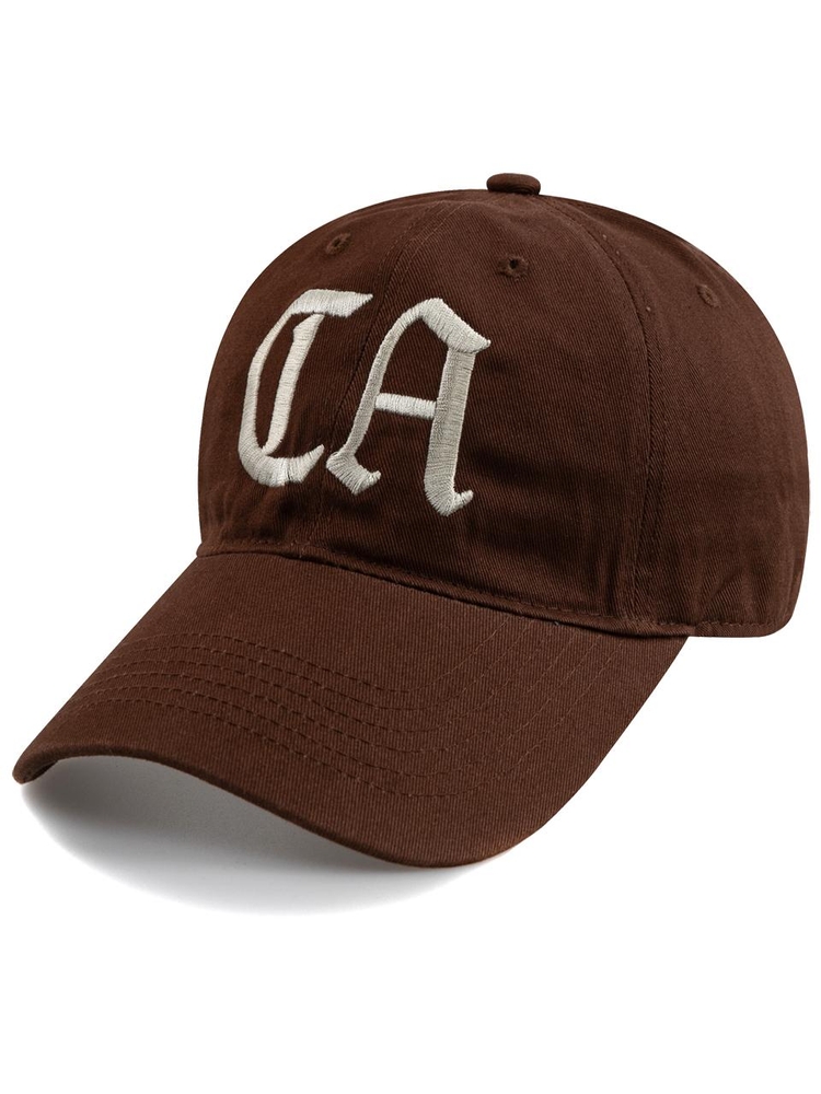 California C.A BALL CAP-BROWN