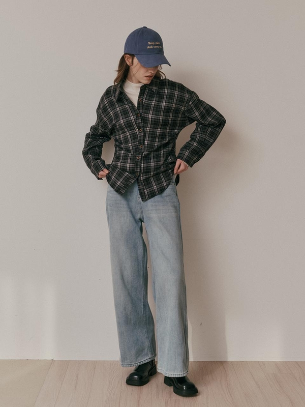 AR_Winter wide denim pants_BLUE