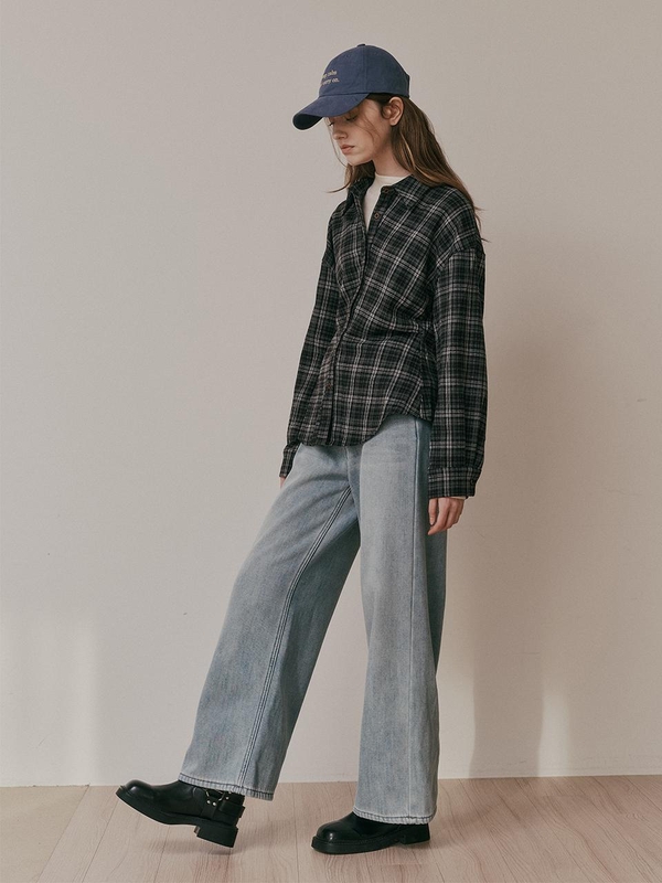 AR_Winter wide denim pants_BLUE