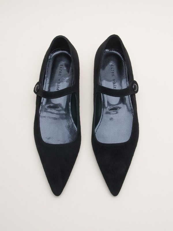 Button flat shoes kw2747 1.5cm 플랫