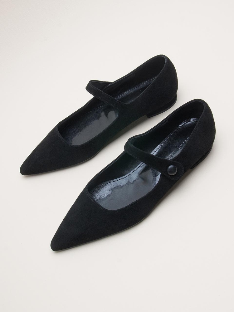 Button flat shoes kw2747 1.5cm 플랫