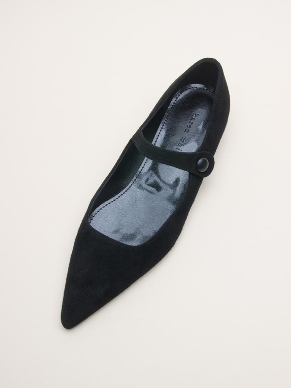 Button flat shoes kw2747 1.5cm 플랫