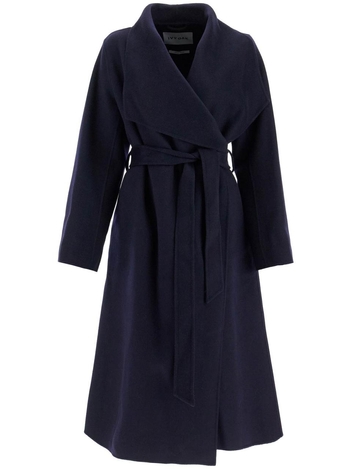 아이비앤오크 FW24 wool coat by carrie rose IO1123F1048 NAVY BLUE