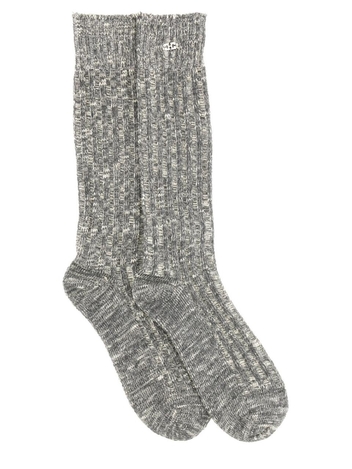 가니 SS25 GANNI Womens Socks A6410_262 GREY