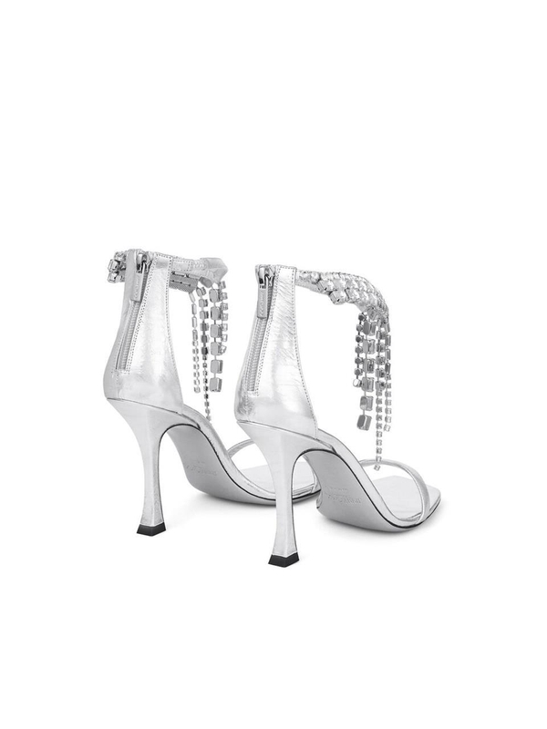 지미추 SS25 Shoes Jimmy Choo VERITY SANDAL BYK SILVE SILVER