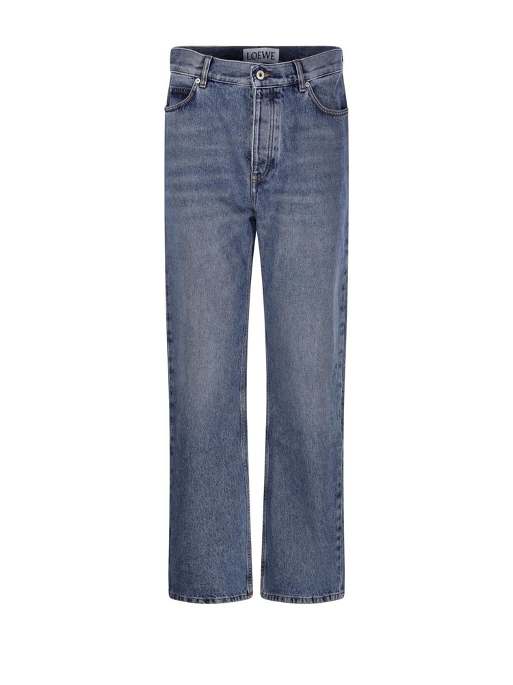 로에베 SS25 STRAIGHT LEG JEANS H526Y04WFA Blue