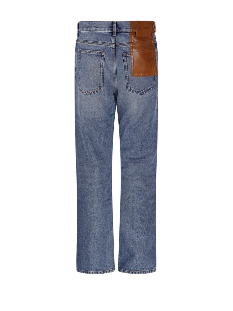 로에베 SS25 STRAIGHT LEG JEANS H526Y04WFA Blue