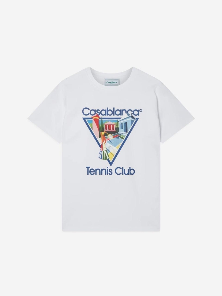 카사블랑카 FW24 Tennis Club T-shirt UMF23JTS001 One Color