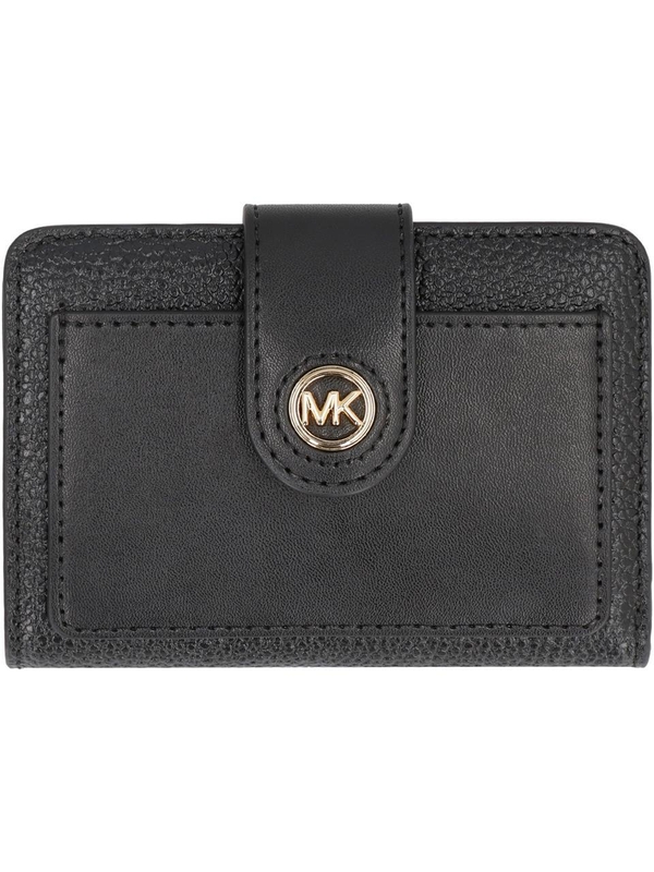 마이클코어스 FW24 Mercer Leather wallet 32H3G0KD5L_001 black