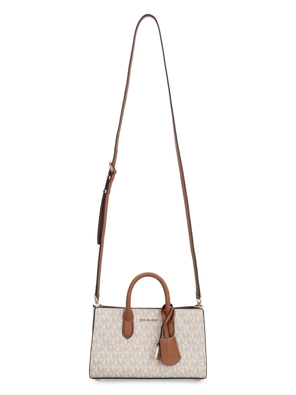 마이클코어스 FW24 Scarlett extra small Coated fabric shoulder bag 32F4GETC0B_149 Ivory