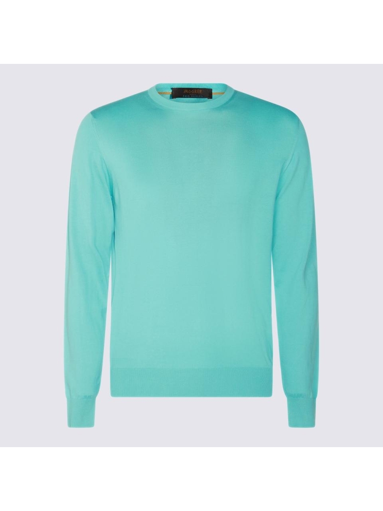 무레르 SS25 Moorer Sweaters MOUMA100017SI5V3507 CARIBBEN TURQUOISE