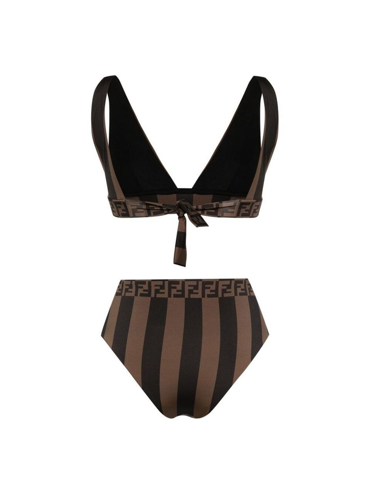 펜디 FW24 Beachwear Fendi AQBZ FXBA26 F13IZ BROWN/BLACK