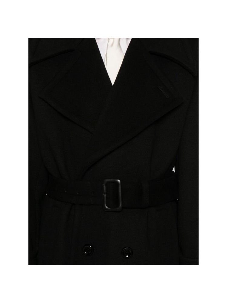 생로랑 FW24 Coat Saint Laurent 790847 Y1J37 1000 BLACK