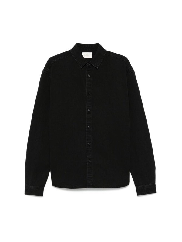 생로랑 FW24 Shirt Saint Laurent 800328 Y32XA 1158 BLACK