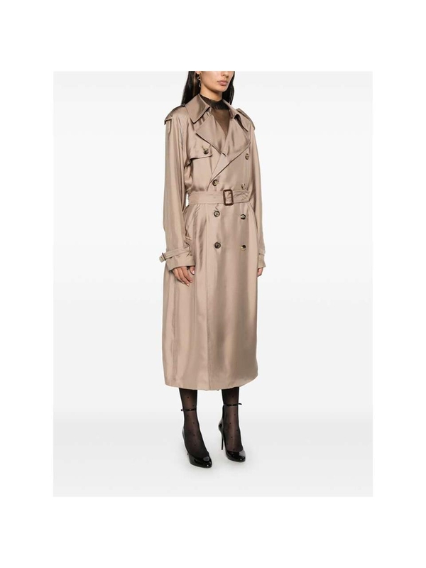 생로랑 FW24 Rainwear Saint Laurent 805541 Y1G81 2613 NEUTRALS