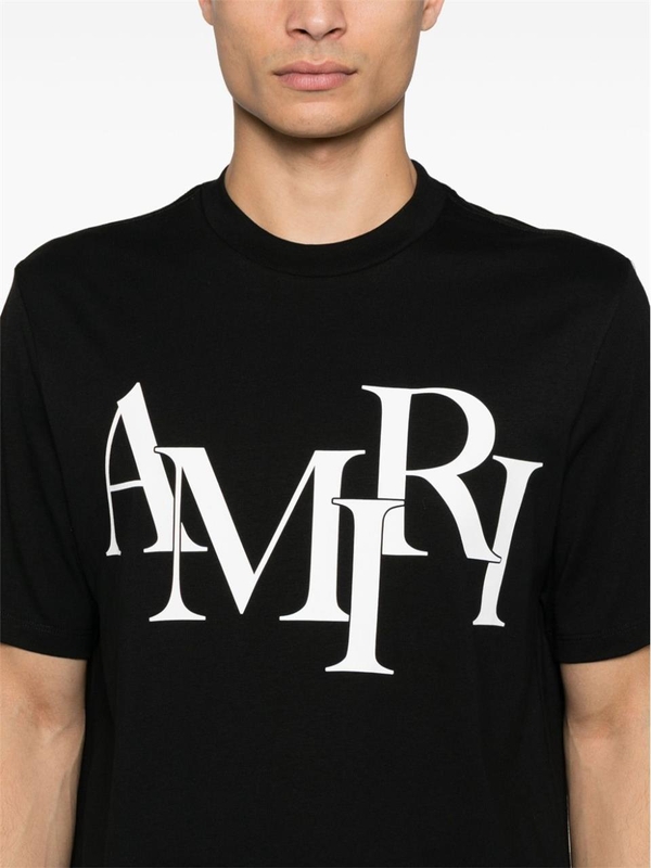 아미리 SS21 Amiri  T-shirts and Polos Black AMJYTE1149BLACK Black