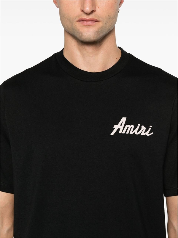 아미리 SS25 Amiri  T-shirts and Polos Black AMJYTE1146BLACK Black