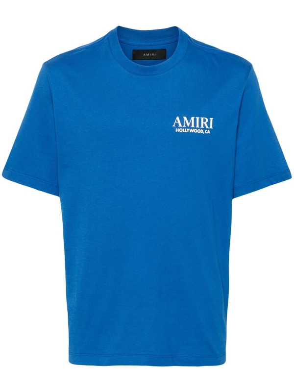 아미리 SS25 Amiri  T-shirts and Polos Blue AMJYTE1075BLUE Blue