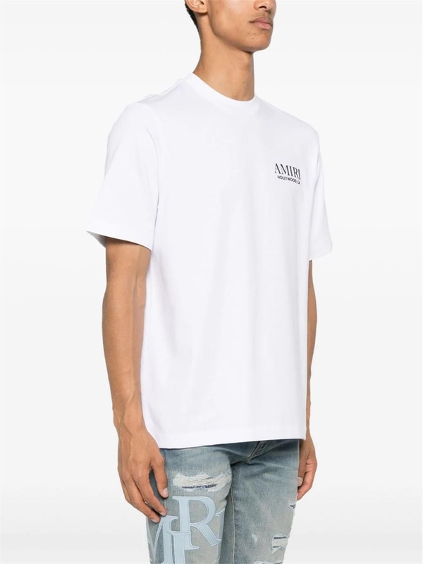 아미리 SS25 Amiri  T-shirts and Polos White AMJYTE1075WHITE White