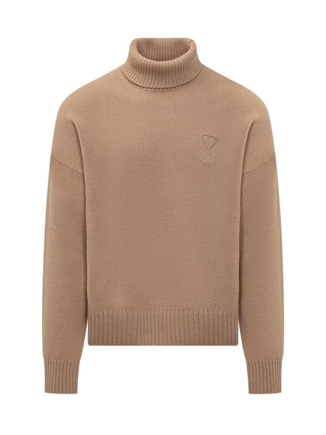  FW24 AMI ALEXANDRE MATTIUSSI Knitwear UKS444KN0028 264 NUDE