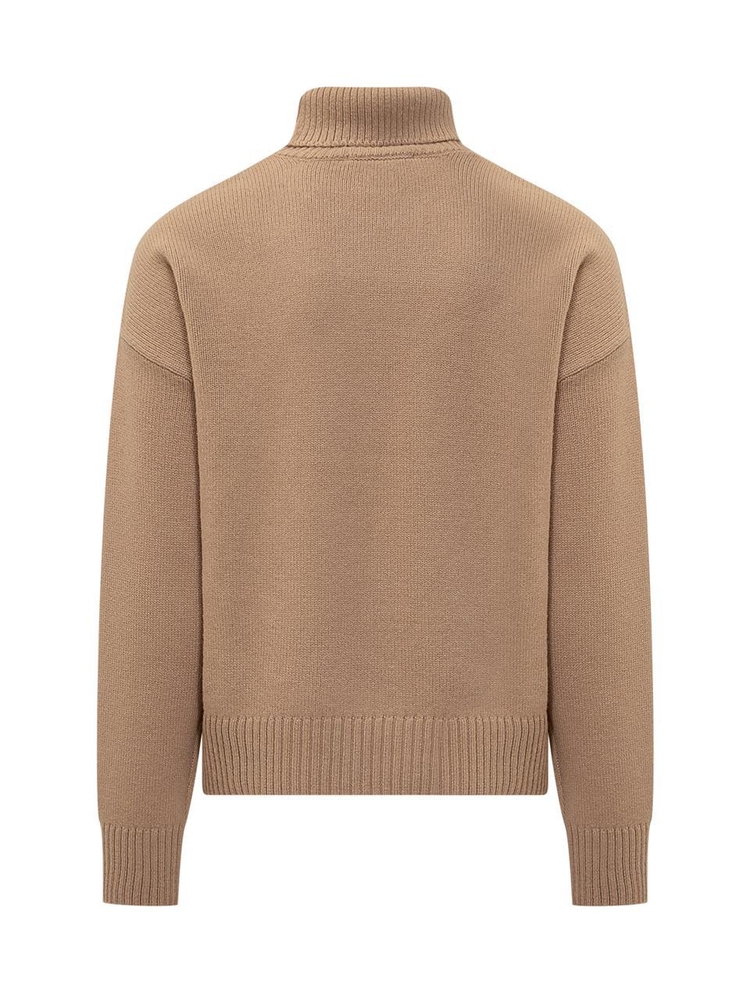  FW24 AMI ALEXANDRE MATTIUSSI Knitwear UKS444KN0028 264 NUDE