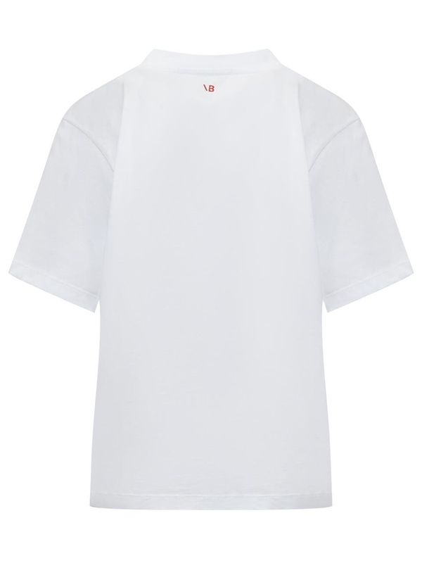 빅토리아베컴 SS25 VICTORIA BECKHAM T-shirts 1125JTS006137A WHITE WHITE BE ONEST