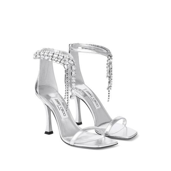 [해외배송] 25SS 지미추 샌들 VERITY SANDAL BYK SILVE SILVER