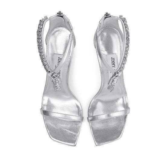 [해외배송] 25SS 지미추 샌들 VERITY SANDAL BYK SILVE SILVER