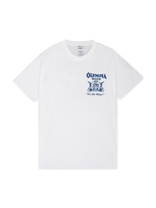 24SS 와일드 동키 반팔 티셔츠 T OLYMPIA WHITE White