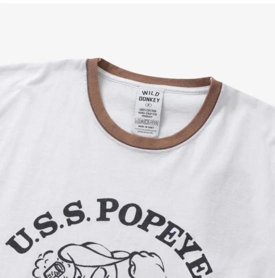 24SS 와일드 동키 반팔 티셔츠 T POPEYE Free