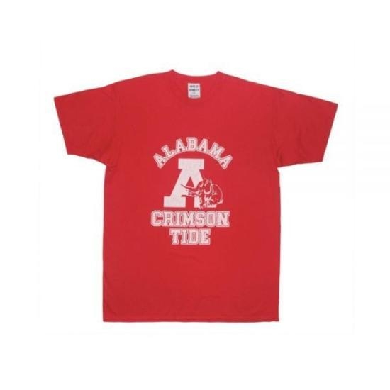 24SS 와일드 동키 반팔 티셔츠 T ALABAMA Red