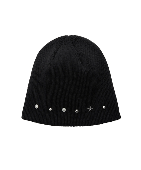 EDDY STUD BEANIE_BLACK