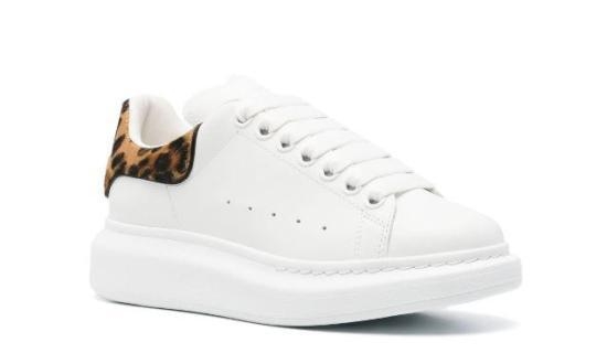 24FW 알렉산더 맥퀸 스니커즈 718139 WIFTI 9316 White White Leopard