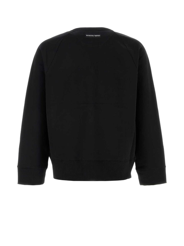 마린세르 FW24 MARINE SERRE SWEATSHIRTS UST019ACJER0013 BK99 Black