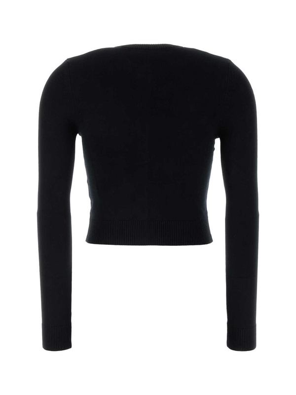 마린세르 FW24 MARINE SERRE KNITWEAR WTK011ACKNI0511 BK99 Black