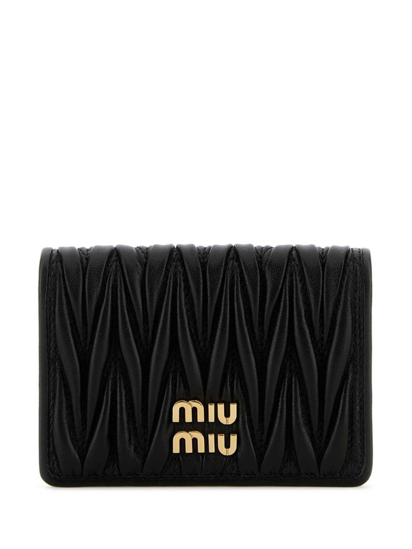 미우미우 SS25 MIU MIU WALLETS 5MC103AFPP F0002 Black