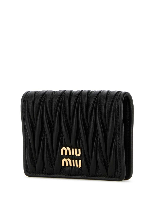 미우미우 SS25 MIU MIU WALLETS 5MC103AFPP F0002 Black