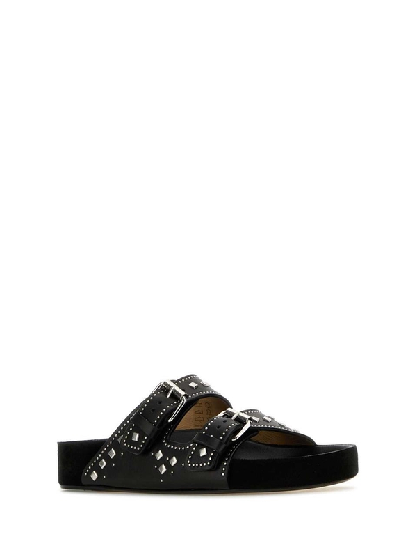 이자벨마랑 SS25 ISABEL MARANT SLIPPERS SD0118FAC1B04S 01BK Black