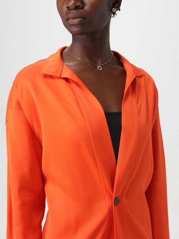 페라가모 SS24 Ferragamo Womens Coat 13C950 771404 005 Orange