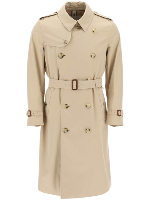 버버리 SS25 long heritage kensington trench coat 8079385 HONEY