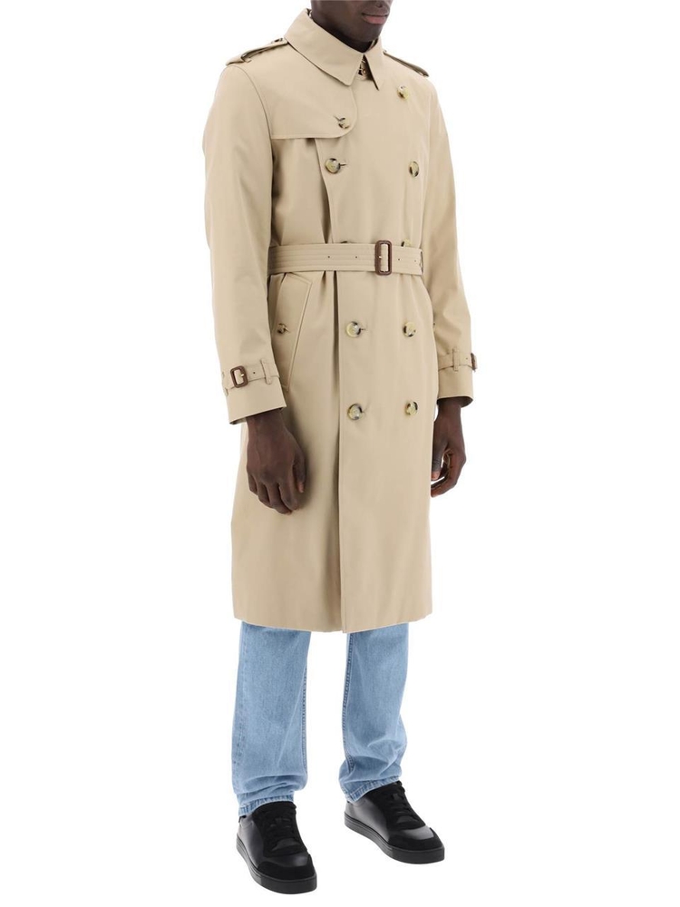 버버리 SS25 long heritage kensington trench coat 8079385 HONEY