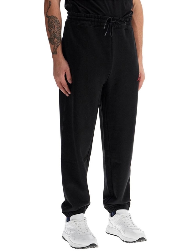 휴고 FW24 cotton logo joggers for 50521082 BLACK