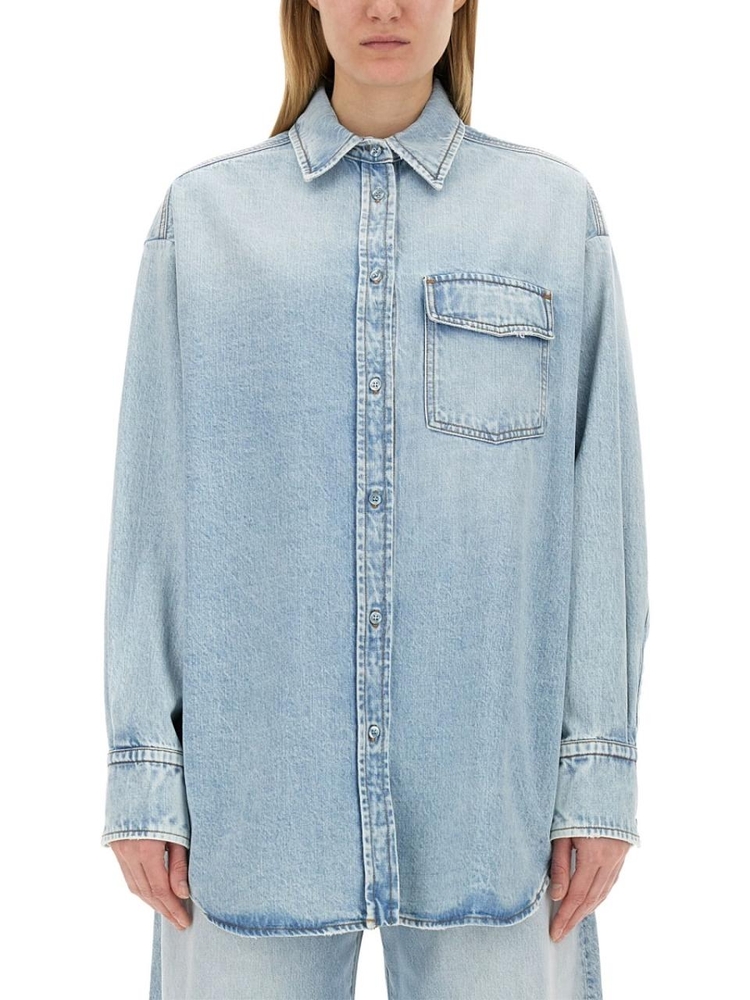 스포트막스 SS24 SHIRT TARGA 2412191022600_647009 DENIM