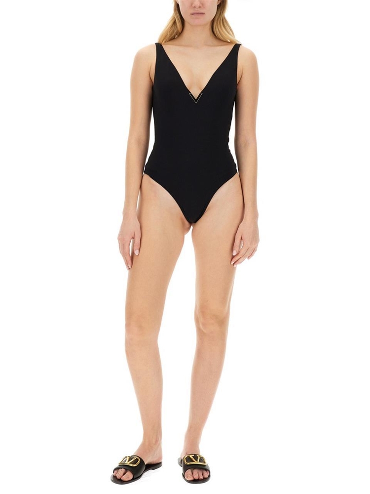 발렌티노 SS24 ONE-PIECE SWIMSUIT 4B3UH01U7G0_0NO BLACK