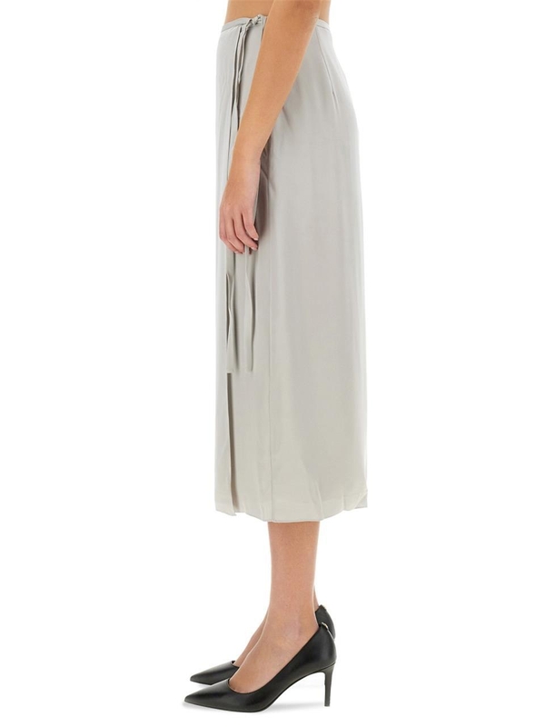 띠어리 SS25 SILK SKIRT O1102303_B6M GREY