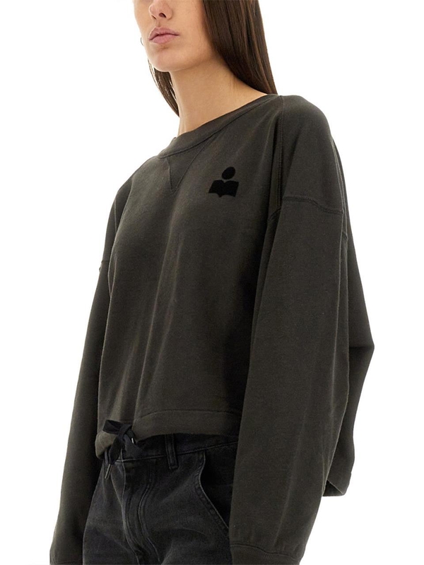 이자벨마랑 에뚜왈 SS25 MARGO SWEATSHIRT SW0005FA_A1M07E02FK BLACK