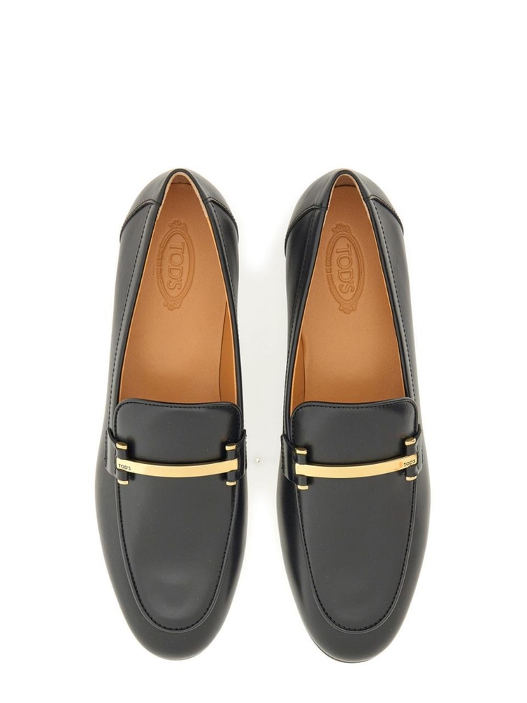 토즈 SS25 LEATHER LOAFER XXW79A0JE50_SMXB999 BLACK