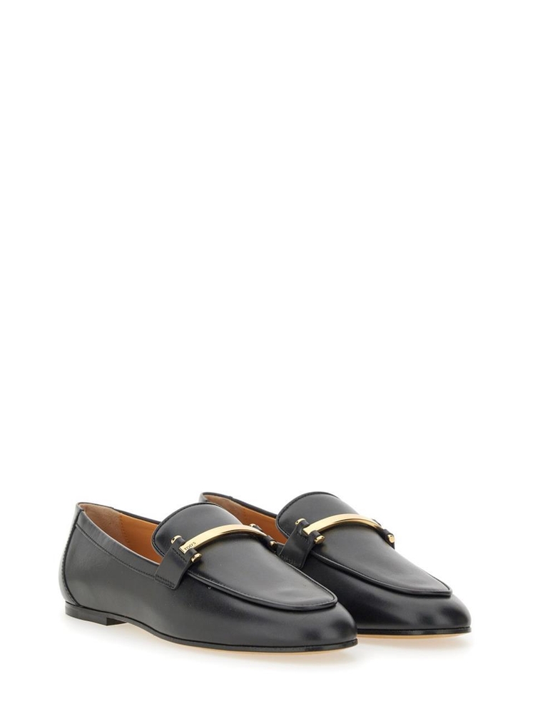 토즈 SS25 LEATHER LOAFER XXW79A0JE50_SMXB999 BLACK